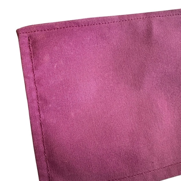 Authentic Hermès Pink Bora Bora Pouch Canvas Small Clutch Cosmetic Case - Picture 11 of 16
